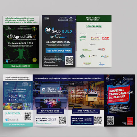 Saudi Agriculture + Riyadh Intl. Industry Week – Pocket Brochure